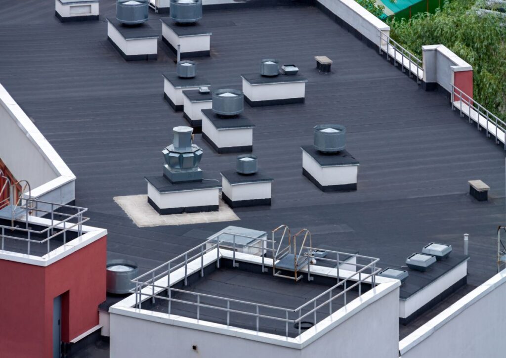 commercial roof inspection nice black bitumen roof