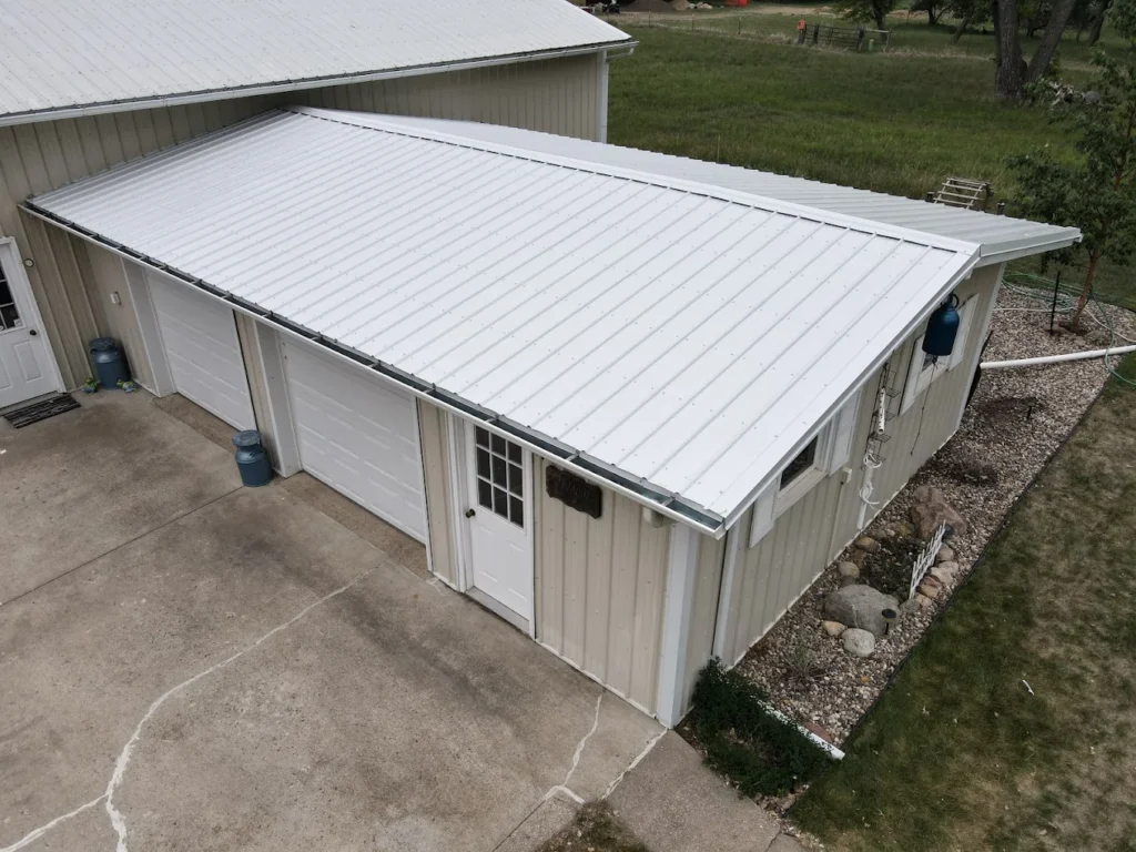 New metal roof